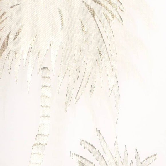 Lilly Pulitzer White Silk Calissa Metallic Dress L - Picture 5 of 8